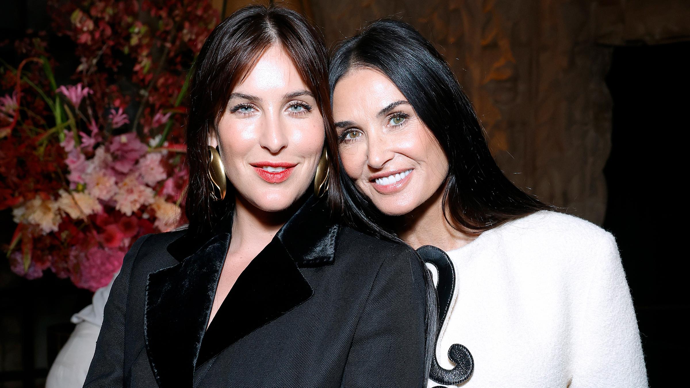 Schauspielerin Demi Moore mit Tochter Scout Williams