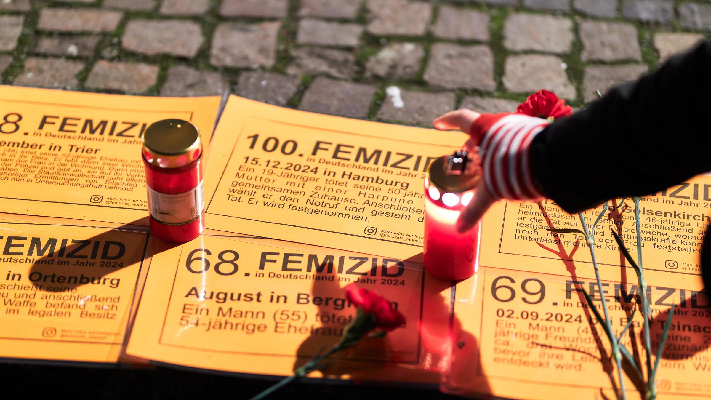 Demo gegen Femizide und patriarchale Gewalt in Berlin