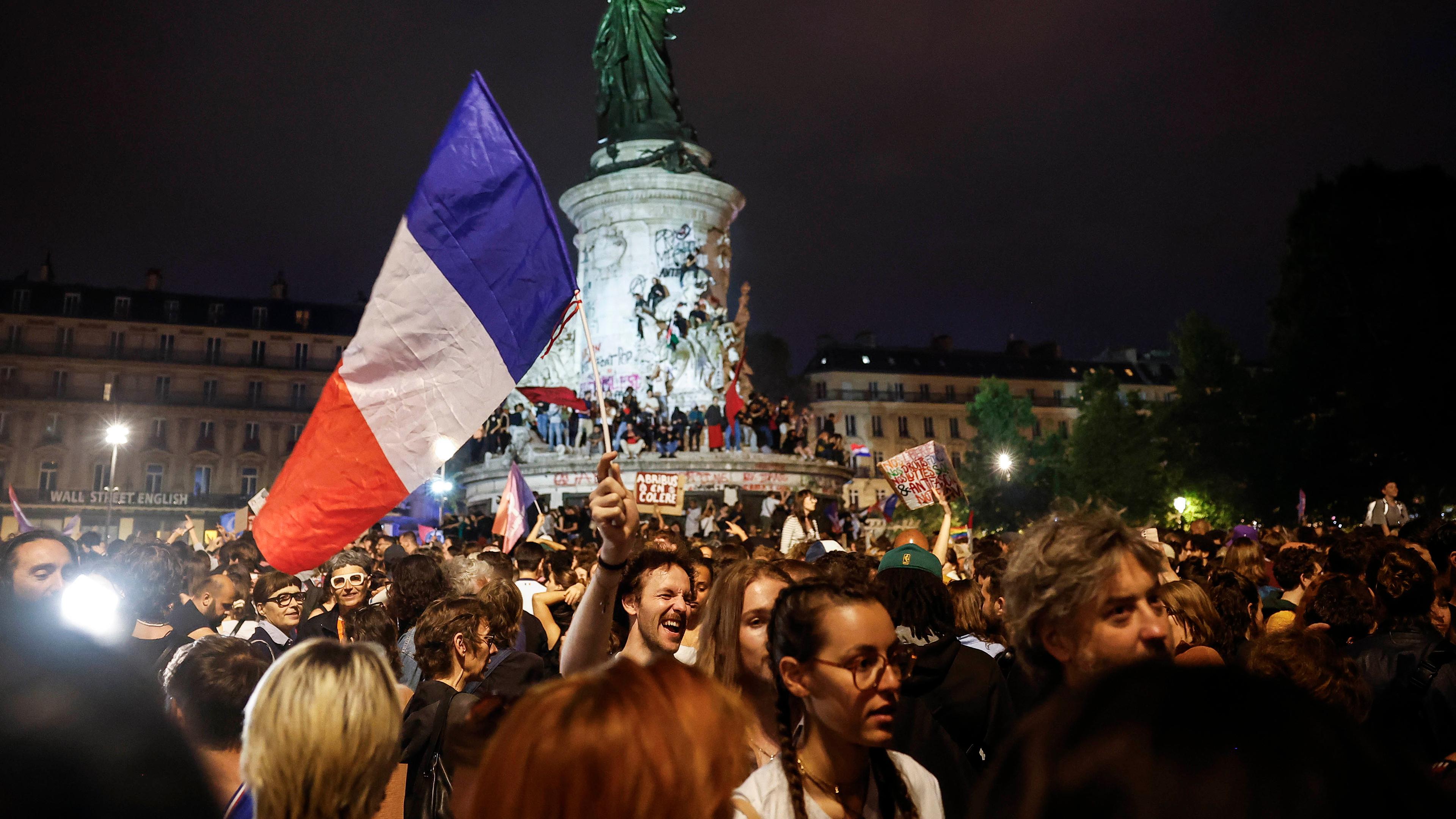 Frankreich, Paris: Jubel der Anhänger der "Front populaire"