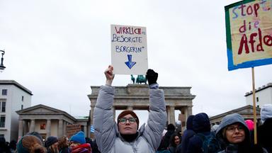 Protest gegen rechts in Berlin (Archivbild)