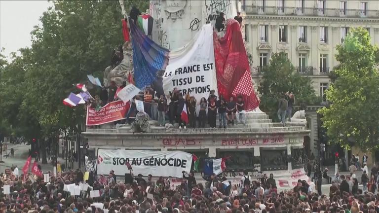 Demo in Frankreich