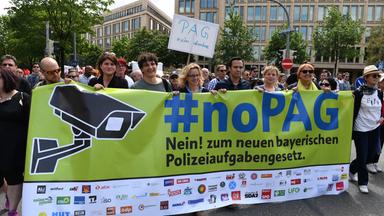 Demonstration gegen das neue bayerische Polizeiaufgabengesetz, Archivbild
