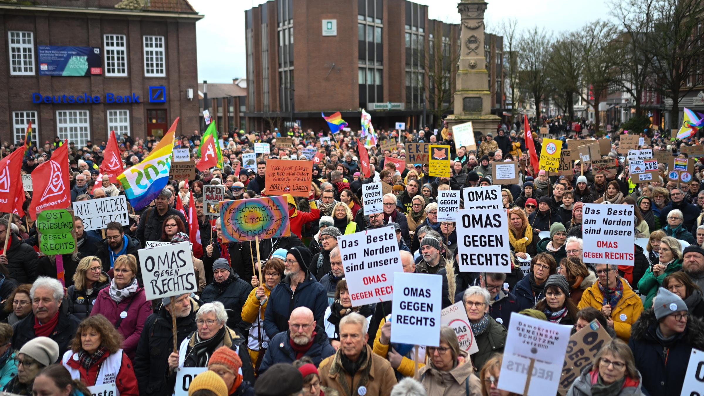 Demo gegen Rechtsextremismus, Leer