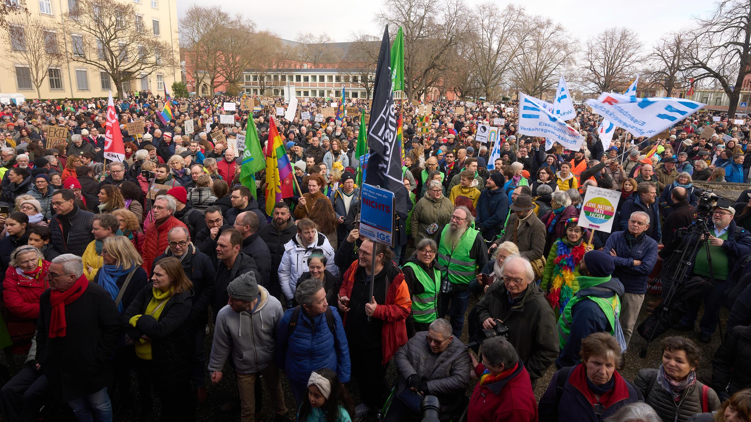 demo gegen Rechtsextremismus, Mainz
