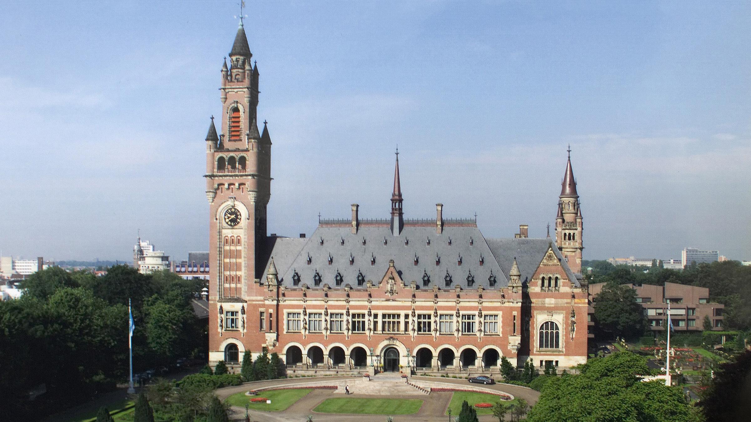 internationaler gerichtshof im friedenspalast in den haag