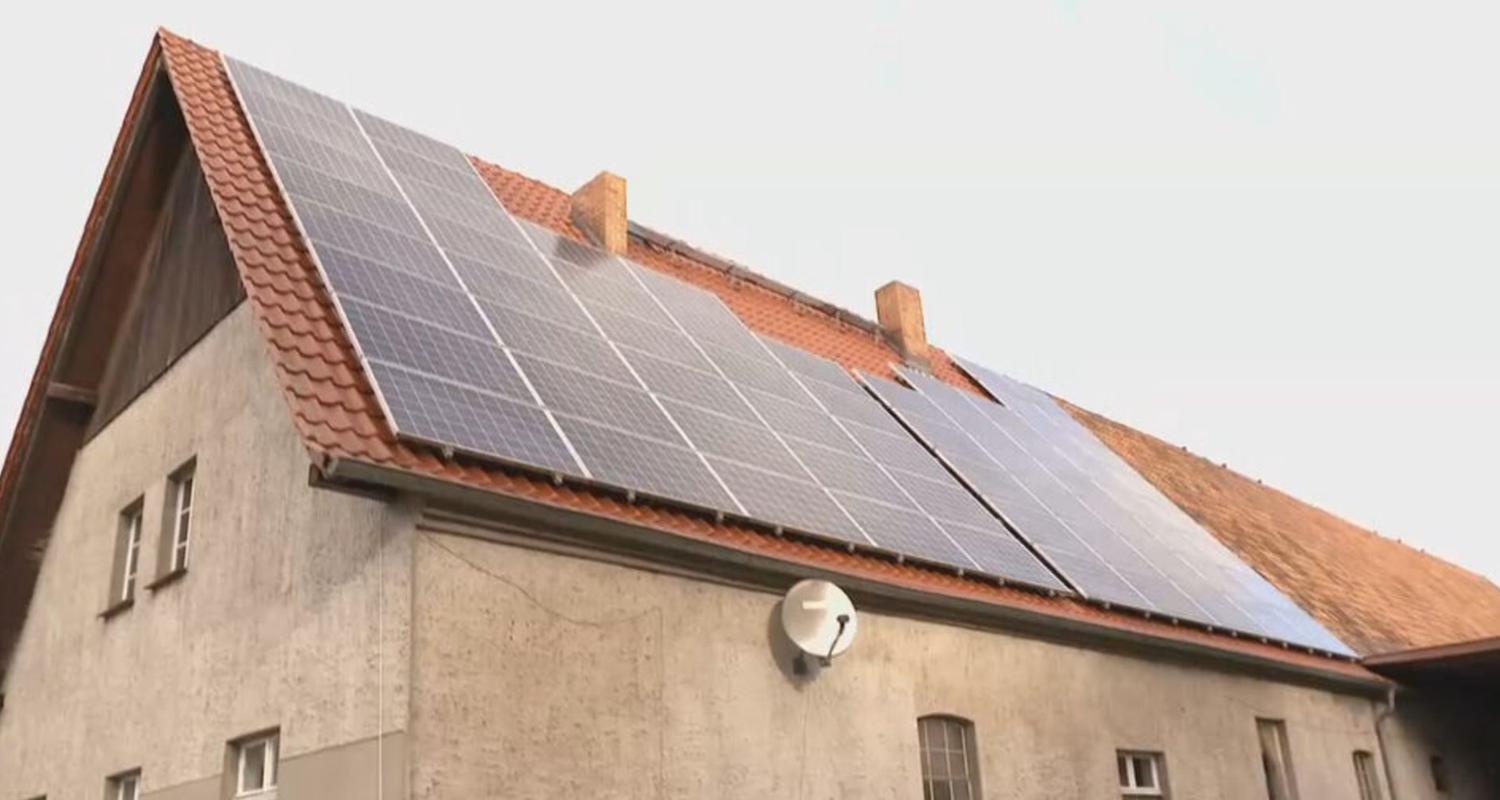 Solaranlage auf Dach