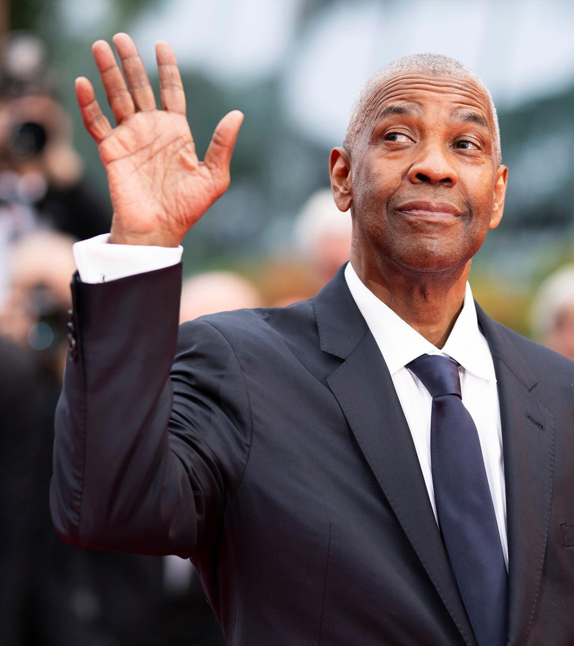 Der US-Amerikanische Schauspieler Denzel Washington auf dem Roten Teppich während der 78. Internationalen Filmfestspiele in Cannes am 19.95.2025.