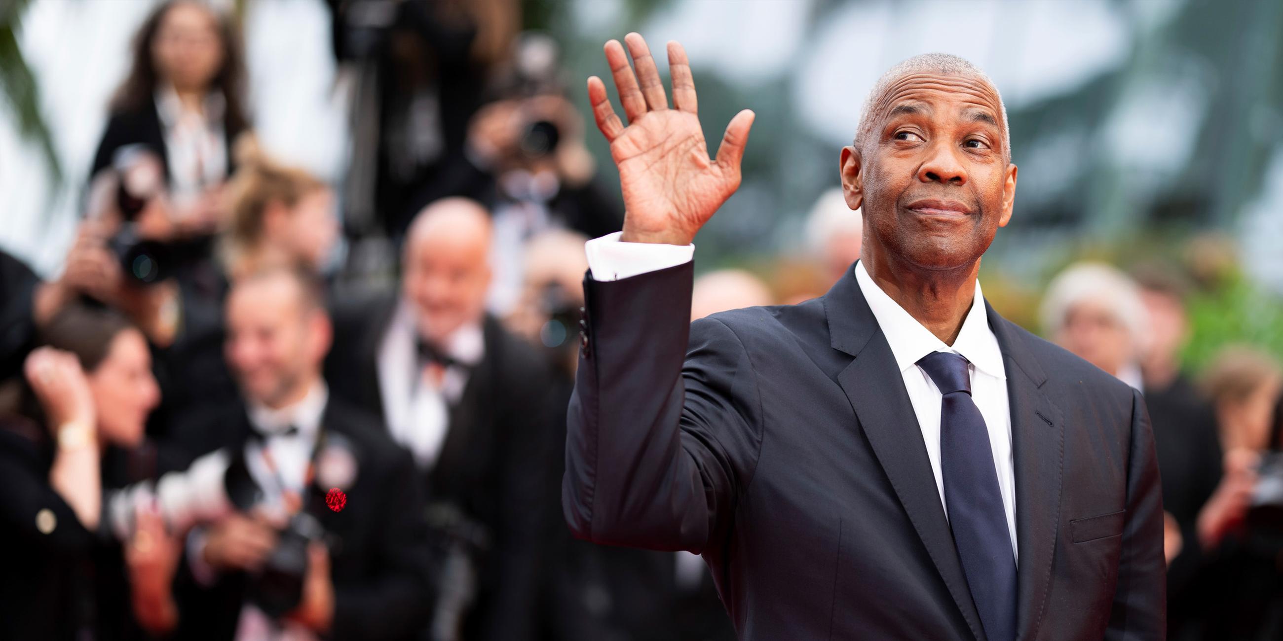 Der US-Amerikanische Schauspieler Denzel Washington auf dem Roten Teppich während der 78. Internationalen Filmfestspiele in Cannes am 19.95.2025.