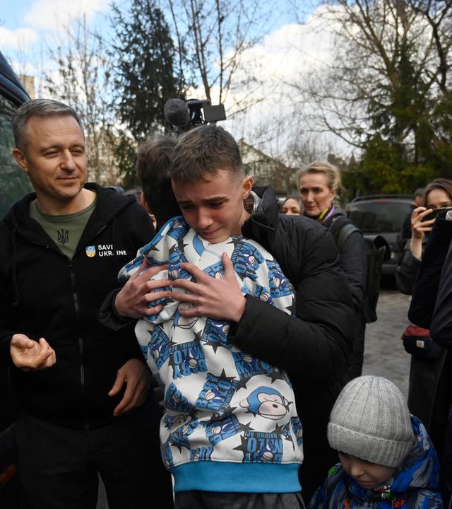 Deportierte Kinder kehren in die Ukraine zurück, Archivbild