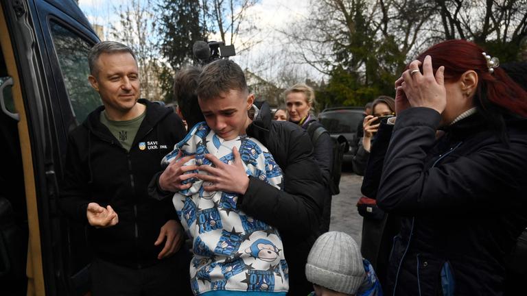 Deportierte Kinder kehren in die Ukraine zurück, Archivbild