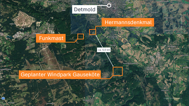 Detmold, Monumento a Hermann