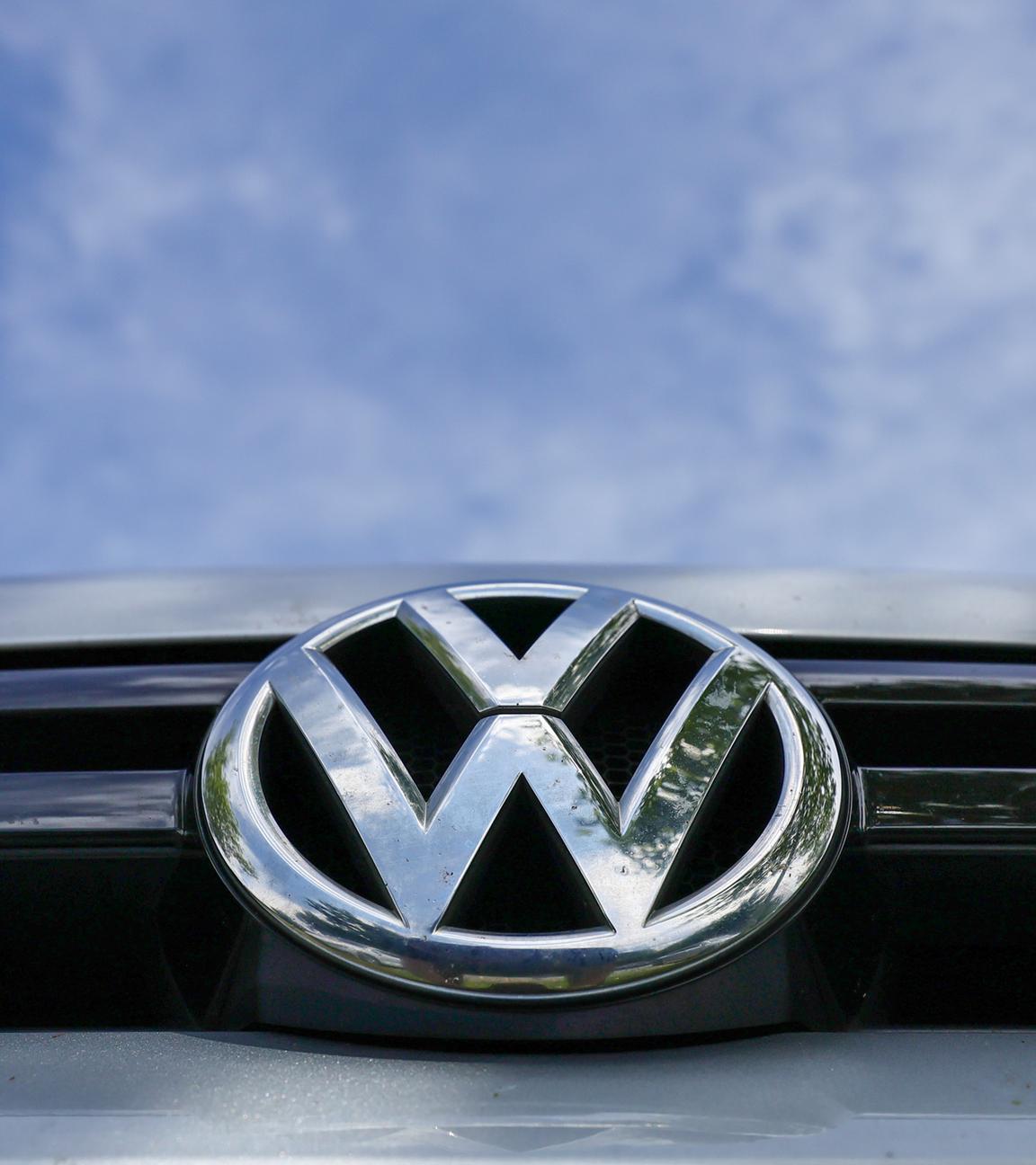 Ein Volkswagen Logo