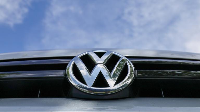 Ein Volkswagen Logo