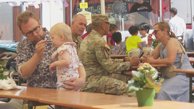 Deutsch-amerikanisches Freundschaftsfest in Wiesbaden