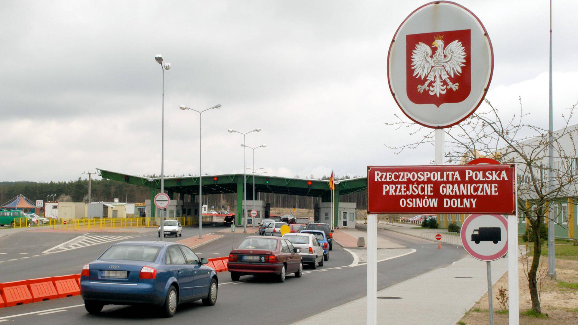 Deutsch-Polnischer Grenzübergang Hohenwutzen/Osinow Dolny