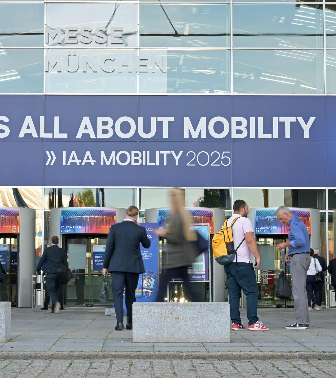 ingang der Internationalen Automobil-Ausstellung (IAA Mobility)