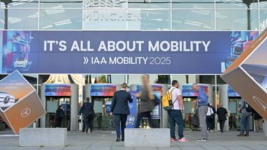 ingang der Internationalen Automobil-Ausstellung (IAA Mobility)