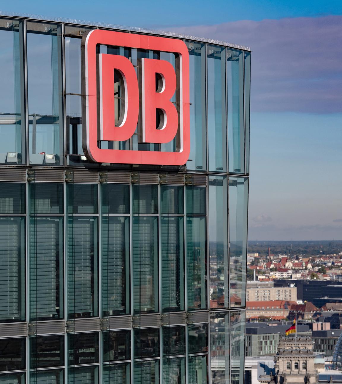 Die Zentrale der Deutschen Bahn am Potsdamer Platz