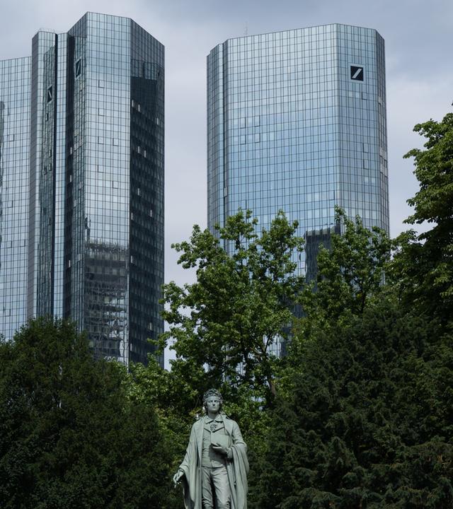 Der Hauptsitz der Deutschen Bank in Deutschland