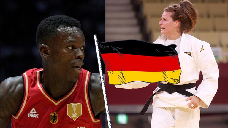 Dennis Schröder und Anna-Maria Wagner