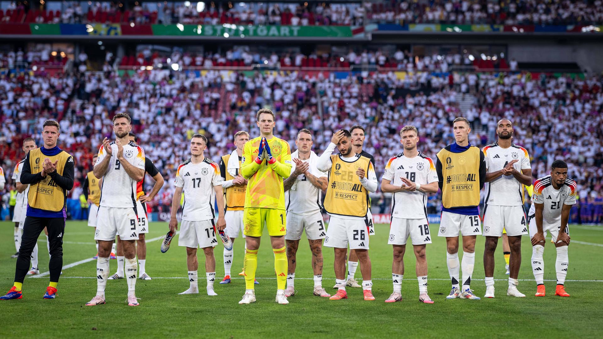 Deutsche Mannschaft bedankt sich bei den Fans