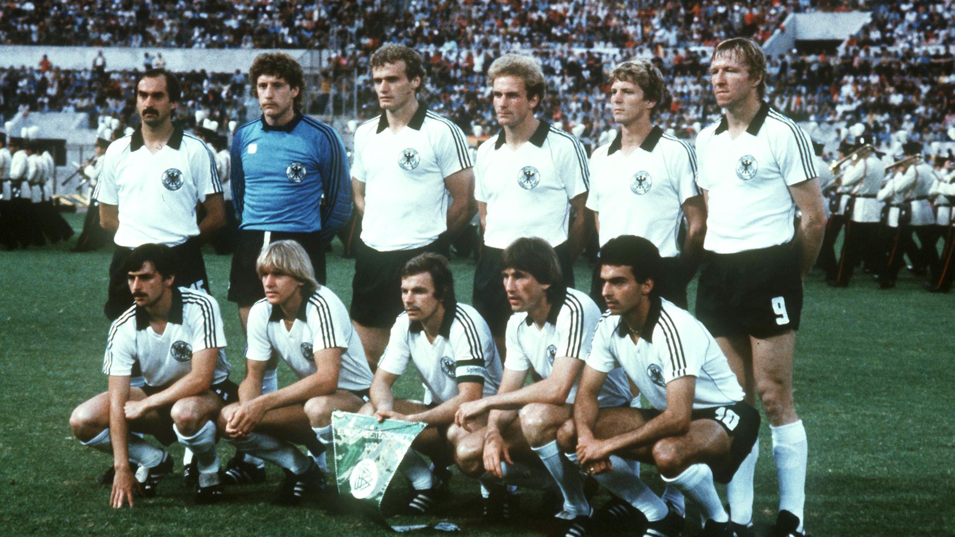 Deutsche Nationalmannschaft vor dem EM-Finale 1980