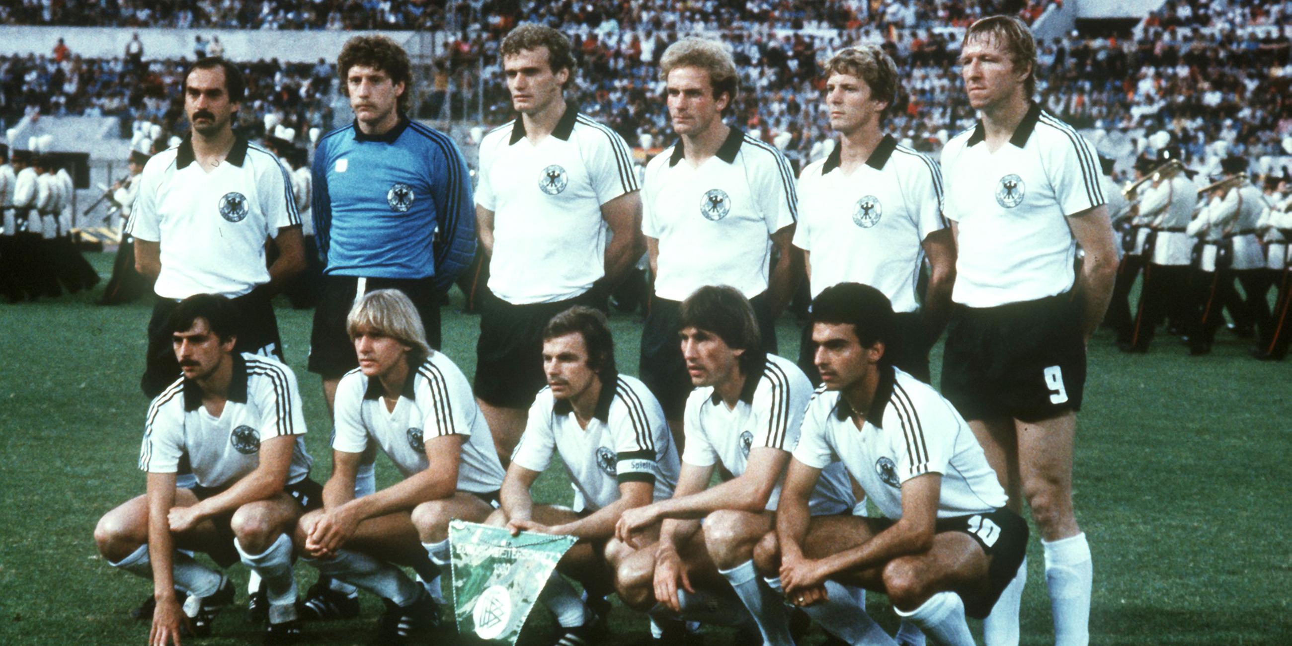 Deutsche Nationalmannschaft vor dem EM-Finale 1980
