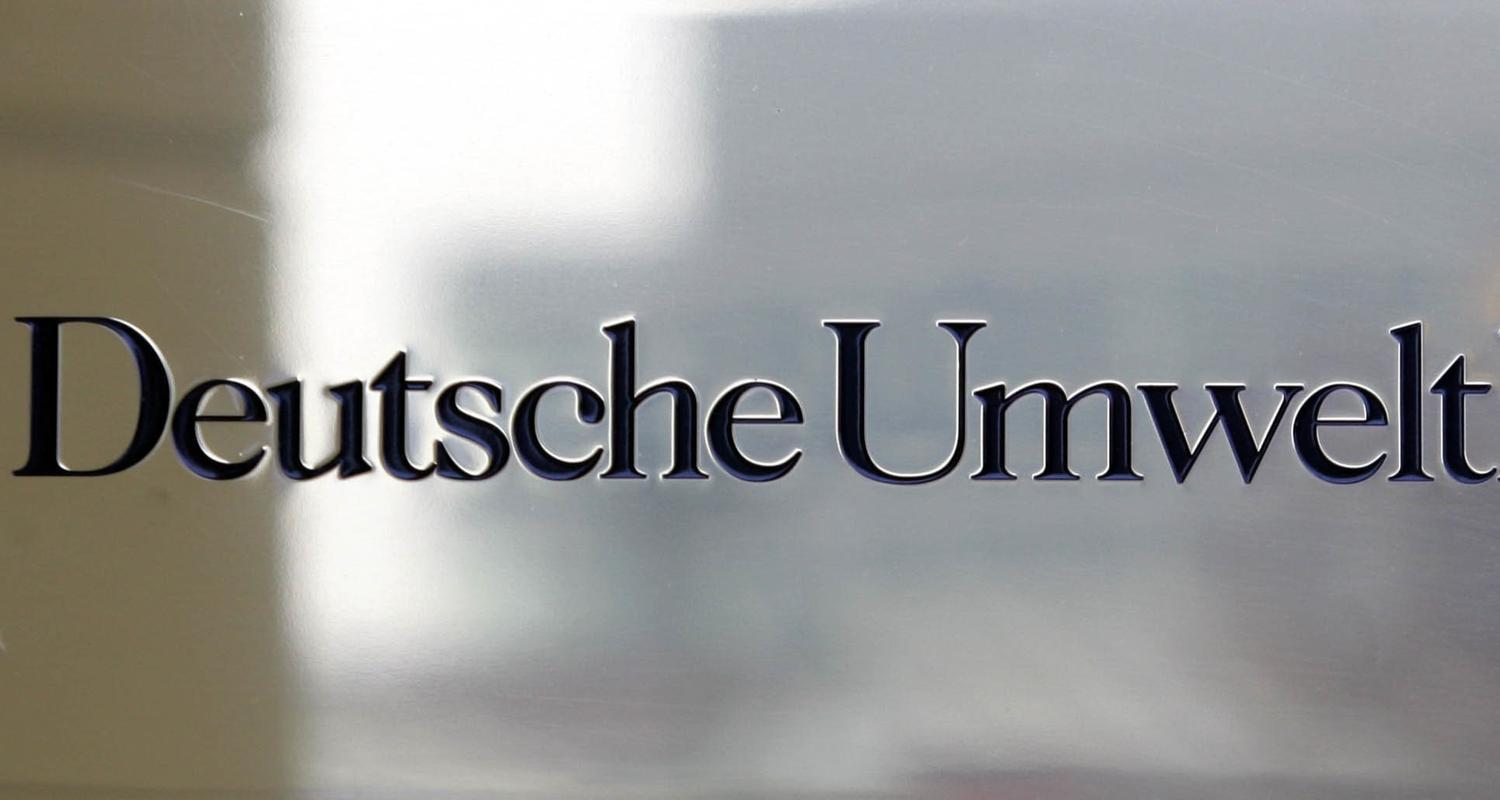 Schild der Deutschen Umwelthilfe