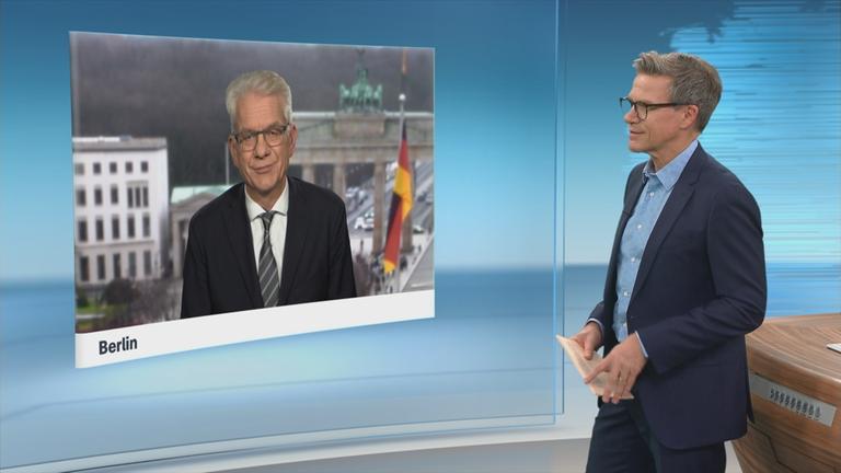 Karl Hinterleitner (ZDF) im Gespräch mit Ralph Szepanski (ZDF) zur Deutschen Wirtschaft