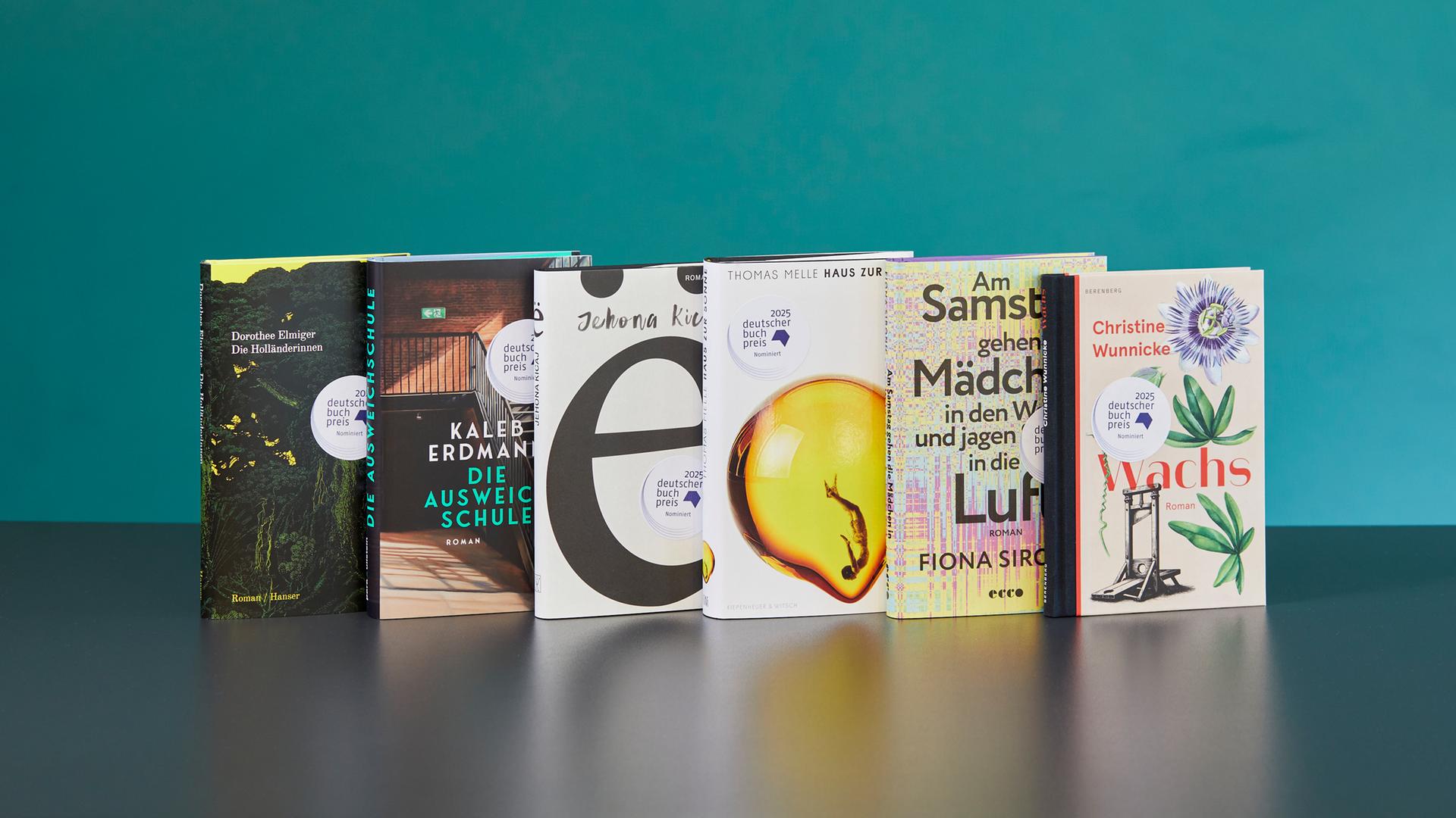 Die Bücher auf der Shortlist für den Deutschen Buchpreis 2025