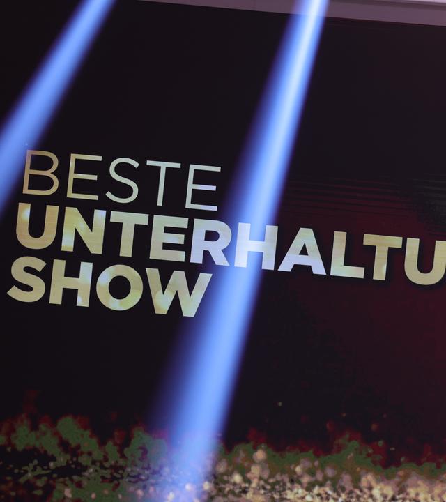 Die Kategorie "Beste Unterhaltung Show" wird bei der Verleihung des Deutschen Fernsehpreises im Confex angekündigt.
