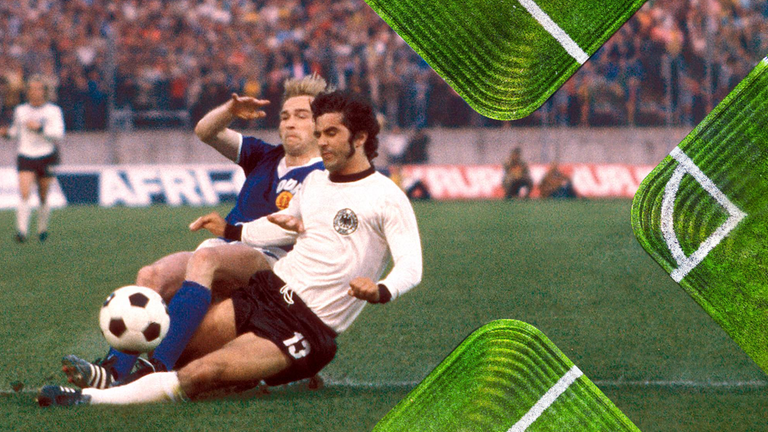 Duell zwischen zwei DDR-Nationalspieler und bundesdeutschem Fußballspieler