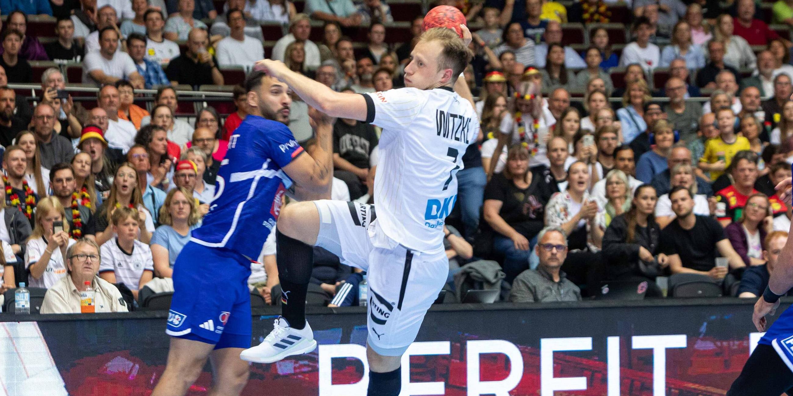 Luca Witzke in Aktion.