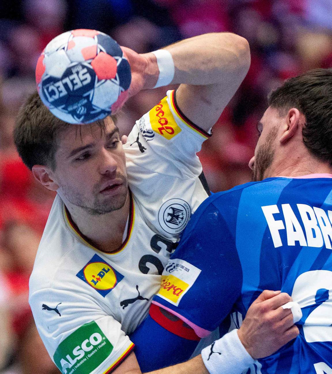 Renars Uscins (l.) und Ludovic Fabregas