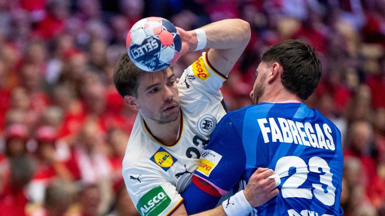 Renars Uscins (l.) und Ludovic Fabregas