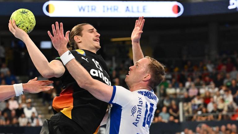 Juri Knorr (15, Deutschland) und Omar Ingi Magnusson (14, Island)