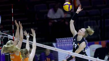 Emilia Weske (Deutschland) ist in Aktion. 