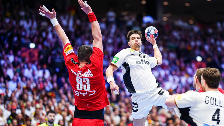 Renars Uscins (Deutschland, 23) kämpft. 