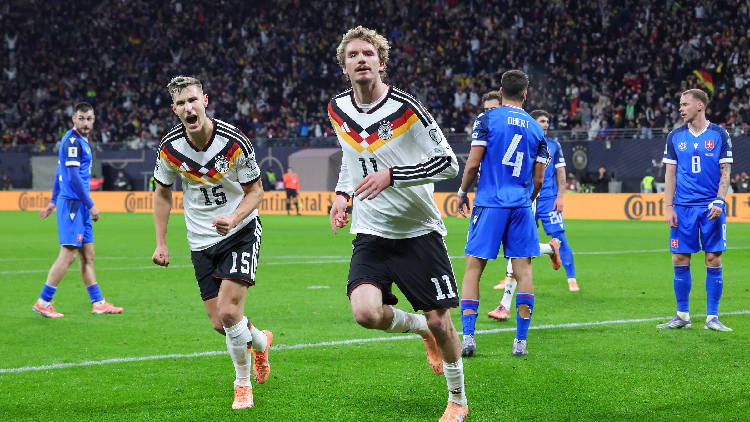 firo : 17.11.2025 , Fussball, Fußball, Länderspiel, DFB, Nationalmannschaft,Herren,  FIFA WM-Quali 2026, WM-Qualifikation, Deuts