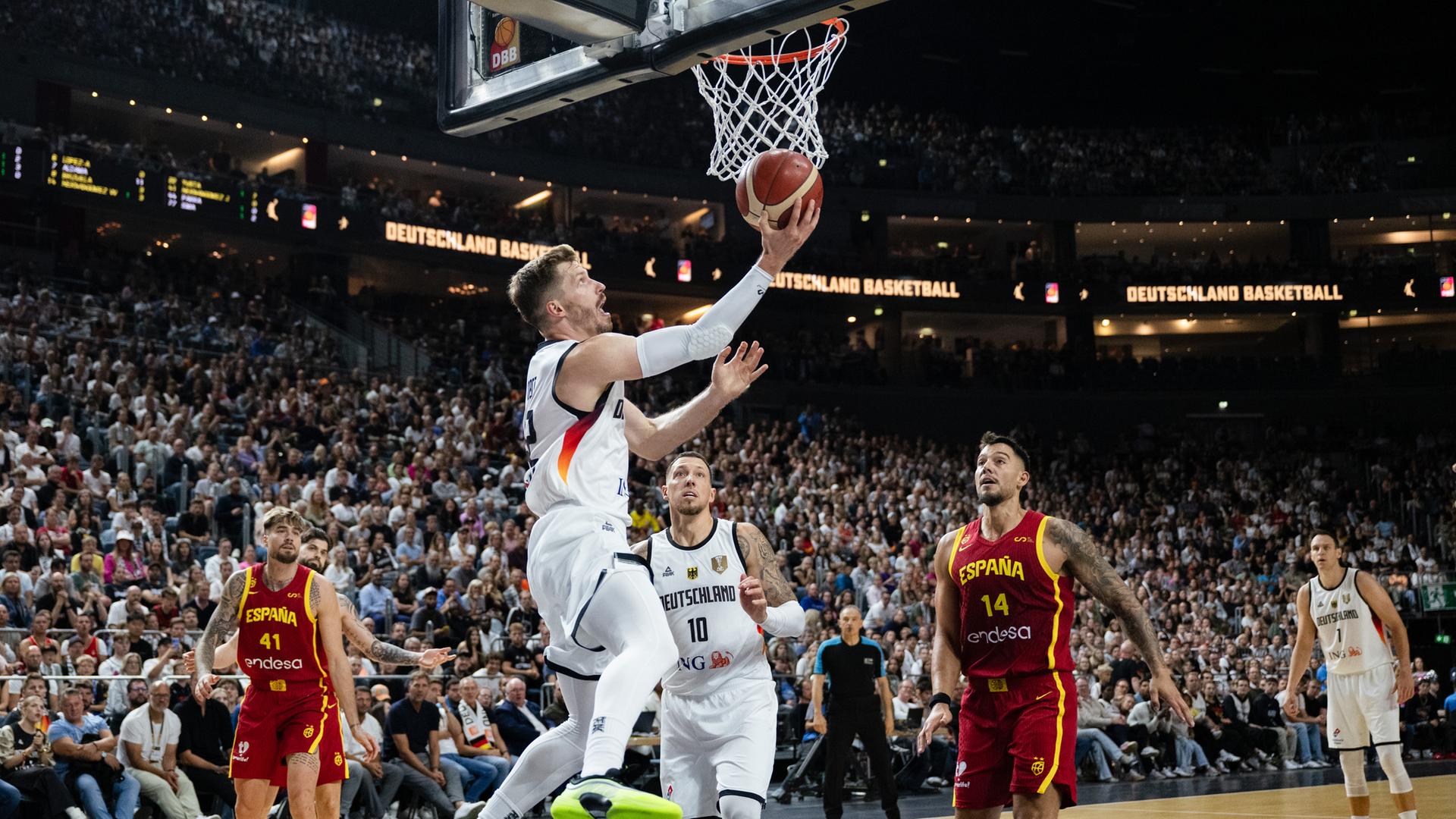 Deutschland - Spanien, Basketball