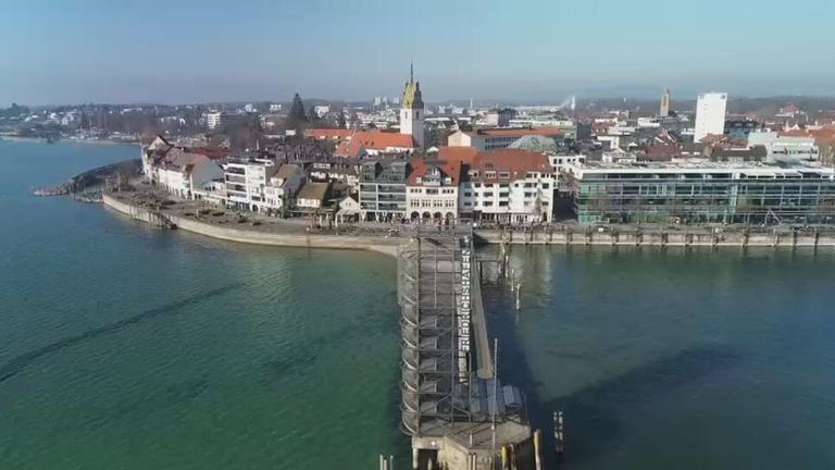 Promenade von Friedrichshafen am Bodensee