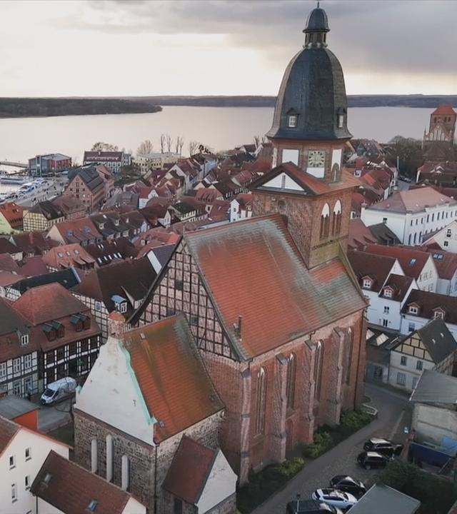 Stadt von oben