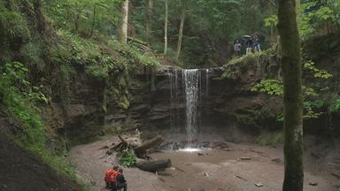 Wasserfall im Schwäbischen Wald