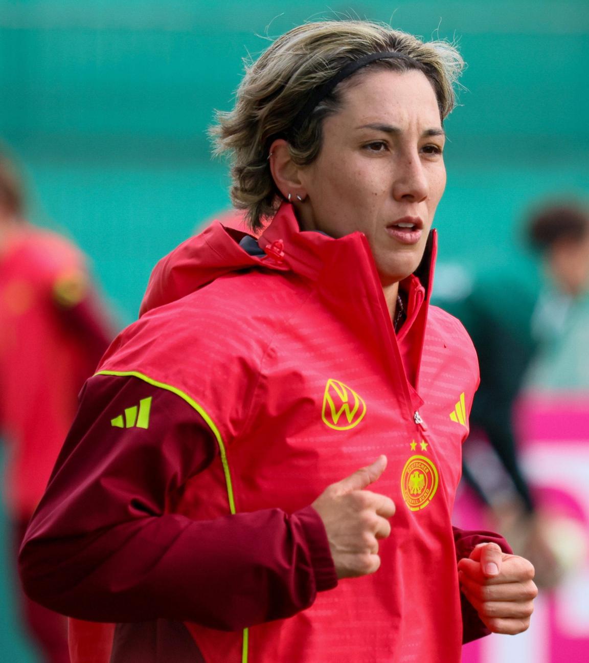 Muskuläre Probleme: Sara Doorsoun fehlt den DFB-Frauen auch im Nations-League-Rückspiel gegen Schottland.