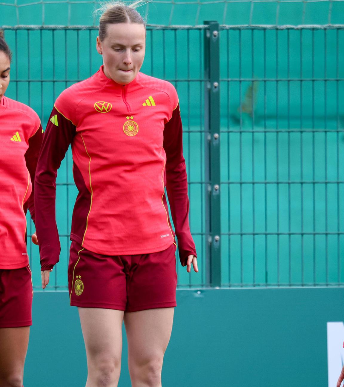 DFB Frauen v.li. Cora Zicai (Deutschland) und Franziska Kett