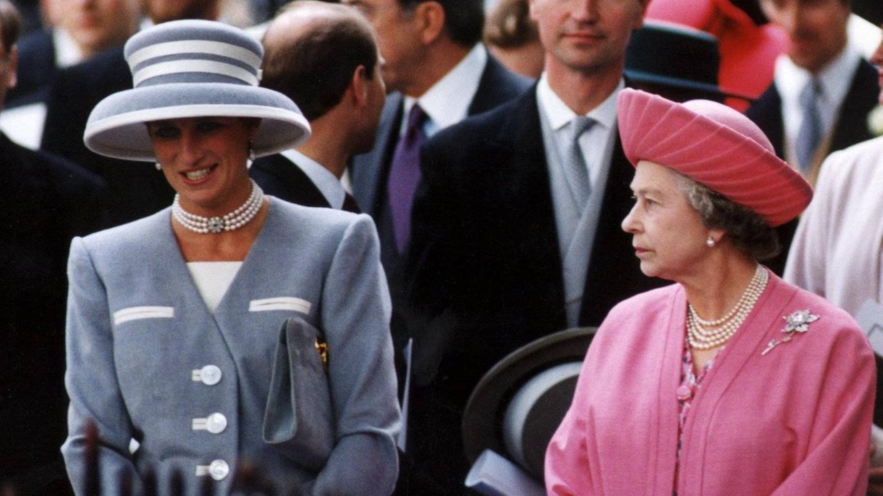 Prinzessin Diana und Queen Elizabeth II.