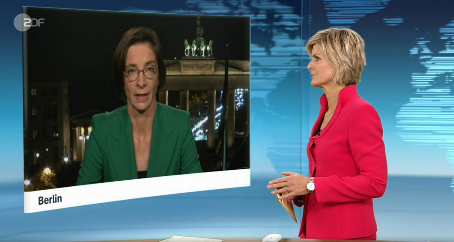ZDF-Korrespondentin Diana-Zimmermann in Berlin