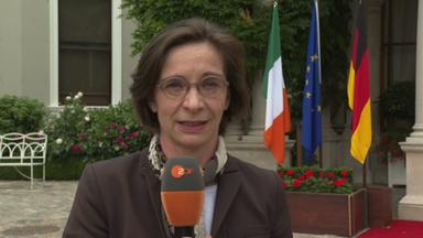 ZDF-Korrespondentin Diana Zimmermann berichtet über den geplanten Besuch von Kanzler Merz in Irland
