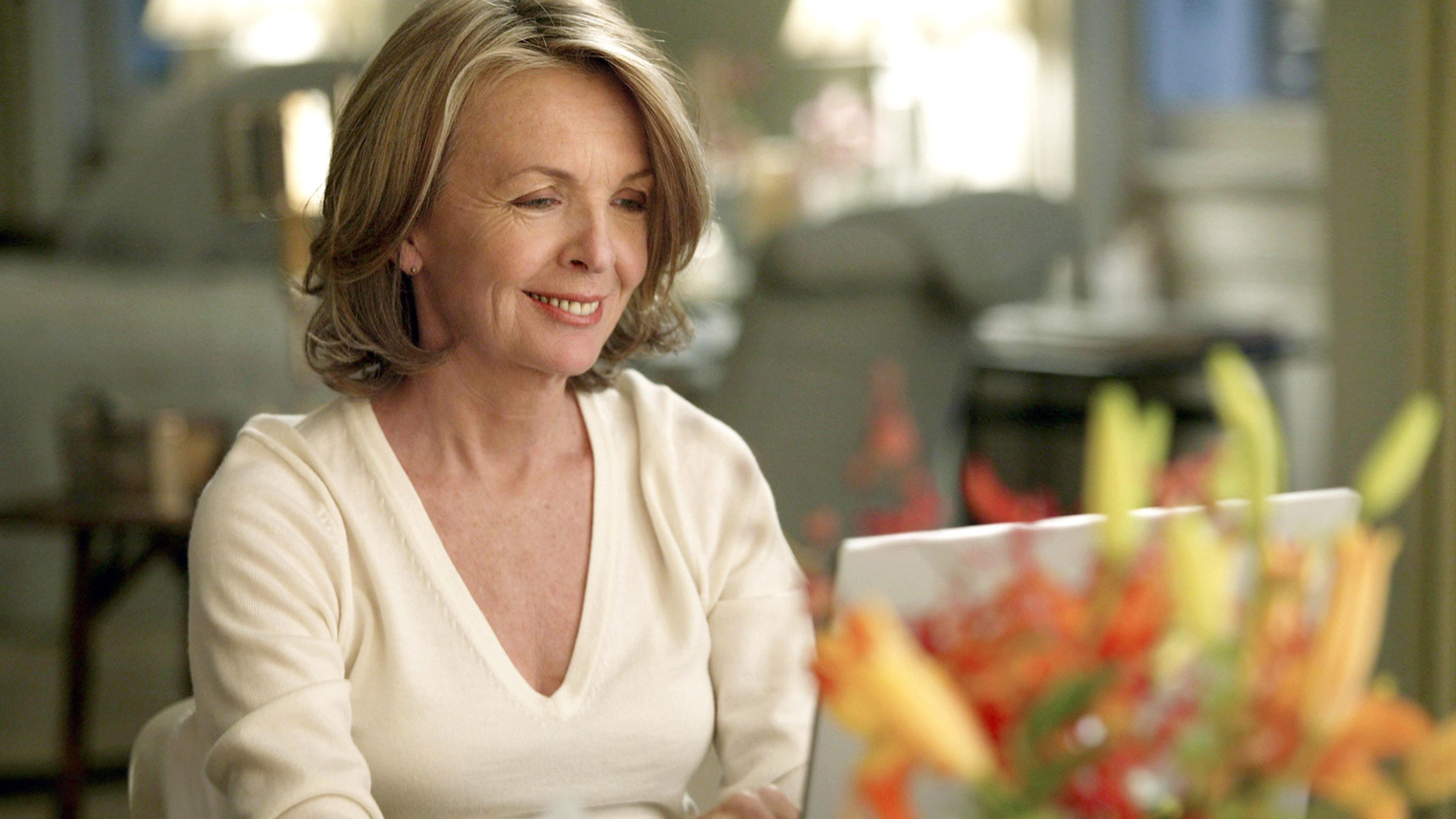 filmszene mit Diane Keaton aus "was das herz begehrt"