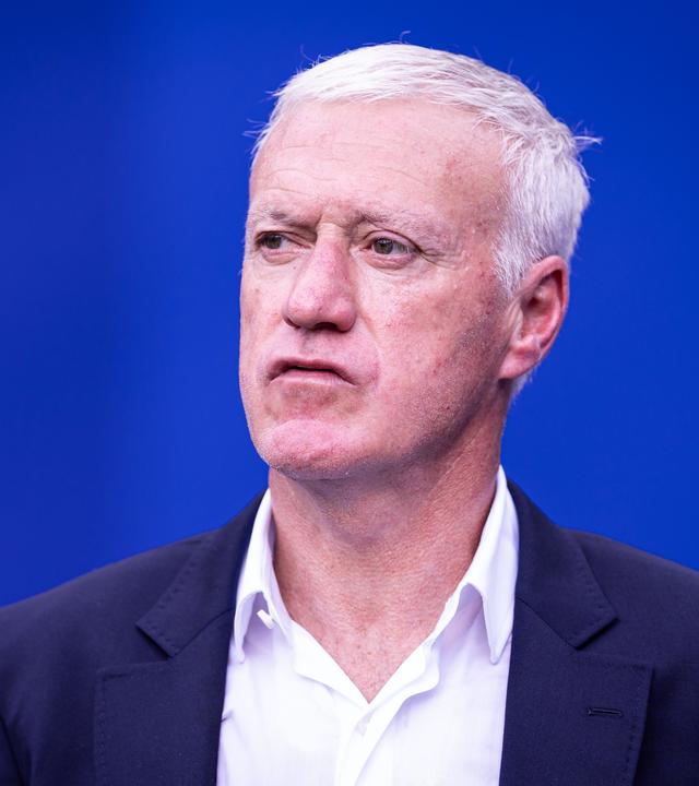 Frankreichs Nationaltrainer Didier Deschamps beim 2:0-Sieg gegen Marokko im WM 2026-Viertelfinale.
